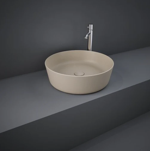 Feeling Round Countertop Basin Matt Cappuccino - RAK Ceramics 3 Feeling Round Countertop Basin Matt Cappuccino - RAK Ceramics