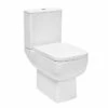Choices 600 Open Back Close Coupled Toilet & Seat - Scudo -Burlington Bath Shop SEICENTO PAN SEAT 1