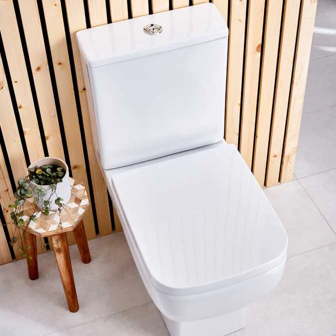 Choices 600 Open Back Close Coupled Toilet & Seat - Scudo 6 Choices 600 Open Back Close Coupled Toilet & Seat - Scudo - Image 4