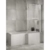 Sommer L Shaped Shower Bath 1700 X 850/700mm - Right Handed