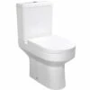 Space Semi-Rimless Short Projection Open Back Toilet Inc Soft Close Seat -Burlington Bath Shop SPACE006 CUTOUT 001 1