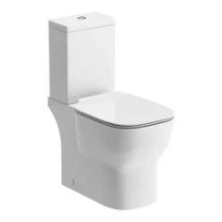 Saxony Bathroom Suite, Basin, Close Coupled Toilet & Bath 1700mm -Burlington Bath Shop Saxony openback cc 1
