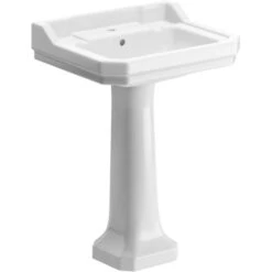 Shetland 4 Piece Toilet & 1TH Basin Set 10 Shetland 4 Piece Toilet & 1TH Basin Set -Burlington Bath Shop Shetland 1TH Basin CO