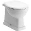 Shetland Back To Wall Toilet & Standard Soft Close Seat -Burlington Bath Shop Shetland BTW Pan Standard CO