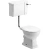 Shetland Low Level Toilet & Standard Soft Close Seat -Burlington Bath Shop Shetland Low Level WC Standard CO