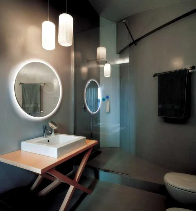 HIB Sphere LED Bathroom Mirror 800mm 4 HIB Sphere LED Bathroom Mirror 800mm - Image 2