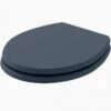 Bayswater Fitzroy Traditional Soft Close Toilet Seat - Stiffkey Blue -Burlington Bath Shop Stiffkey Blue Seat