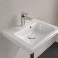 Villeroy & Boch Subway Hand Washbasin, 450mm With Overflow 14 Villeroy & Boch Subway Hand Washbasin, 450mm With Overflow -Burlington Bath Shop Subway 450mm Basin 5
