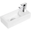 Synergy Insu 365mm Left Hand Wall Hung Basin -Burlington Bath Shop Synergy Insu Wall Hung Basin Left Hand