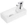 Synergy Insu 365mm Right Hand Wall Hung Basin 1 Synergy Insu 365mm Right Hand Wall Hung Basin -Burlington Bath Shop Synergy Insu Wall Hung Basin Right Hand