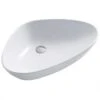 Synergy Libi 585mm White Countertop Basin -Burlington Bath Shop Synergy Libi White Countertop Basin