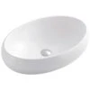 Synergy Pebble 610mm Countertop Basin -Burlington Bath Shop Synergy Pebble White Countertop Basin