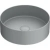 Synergy Sella 460mm Matt Grey Countertop Basin -Burlington Bath Shop Synergy Sella Grey Countertop Basin 460mm