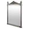 Burlington Georgian Traditional Mirror Brushed Aluminium 2 Burlington Georgian Traditional Mirror Brushed Aluminium -Burlington Bath Shop T37 ALU LD