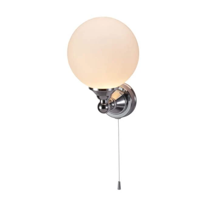 Burlington Edwardian Single Globe LED Traditional Bathroom Wall Light - T50 3 Burlington Edwardian Single Globe LED Traditional Bathroom Wall Light - T50 - Image 2