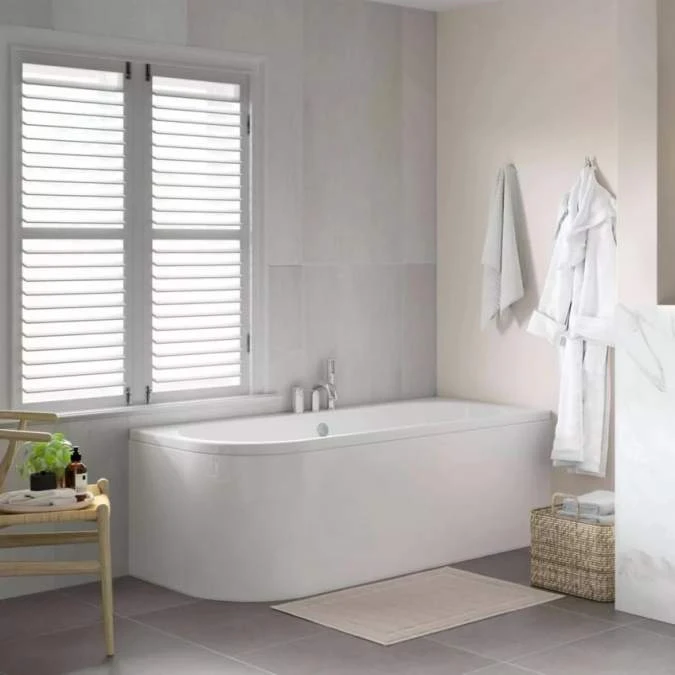 Tissino Angelo 1600 X 700mm Premium Reinforced Double Ended J Bath 5 Tissino Angelo 1600 X 700mm Premium Reinforced Double Ended J Bath - Image 3