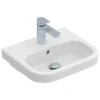 Villeroy & Boch Architectura Hand Washbasin, 450mm With Overflow 1 Villeroy & Boch Architectura Hand Washbasin, 450mm With Overflow -Burlington Bath Shop VB ARCHITECTURA HANDWASH 450 MAIN