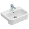 Villeroy & Boch Architectura Semi Recessed Washbasin, 550mm With Overflow -Burlington Bath Shop VB ARCHITECTURA SEMI RECESSED 550 MAIN