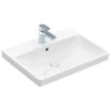 Villeroy & Boch Avento Washbasin, 600mm, White Alpin, With Overflow -Burlington Bath Shop VB AVENTO 600 BASIN