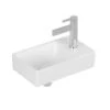 Villeroy & Boch Avento Hand Wash Basin, 360mm, White Alpin, Without Overflow Left Hand -Burlington Bath Shop VB AVENTO BASIN 360 LEFT HAND