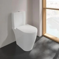 Villeroy & Boch Villeroy & Avento Close Coupled Toilet Combi Pack -Burlington Bath Shop VB AVENTO FLOORSTANDING PAN 1