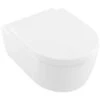 Villeroy & Boch Avento Wall-Mounted Toilet With Standard Seat -Burlington Bath Shop VB AVENTO WALL MOUNT COMBI PACK