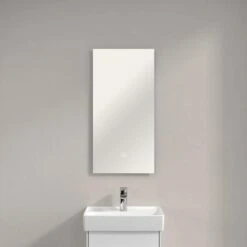 Villeroy & Boch More To See Lite Rectangle LED Bathroom Mirror 370 X 750mm 11 Villeroy & Boch More To See Lite Rectangle LED Bathroom Mirror 370 X 750mm -Burlington Bath Shop VB MORE TO SEE 370x750 RECTANGLE 4