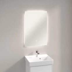 Villeroy & Boch More To See Lite Rectangle LED Bathroom Mirror 500 X 750mm -Burlington Bath Shop VB MORE TO SEE 500x750 RECTANGLE 2
