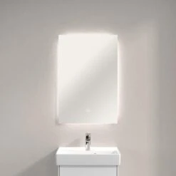 Villeroy & Boch More To See Lite Rectangle LED Bathroom Mirror 500 X 750mm -Burlington Bath Shop VB MORE TO SEE 500x750 RECTANGLE 3