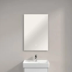 Villeroy & Boch More To See Lite Rectangle LED Bathroom Mirror 500 X 750mm -Burlington Bath Shop VB MORE TO SEE 500x750 RECTANGLE 4