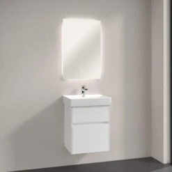 Villeroy & Boch More To See Lite Rectangle LED Bathroom Mirror 500 X 750mm -Burlington Bath Shop VB MORE TO SEE 500x750 RECTANGLE 5
