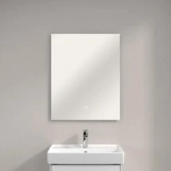 Villeroy & Boch More To See Lite Rectangle LED Bathroom Mirror 600 X 750mm -Burlington Bath Shop VB MORE TO SEE 600x750 RECTANGLE 4