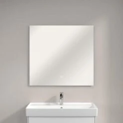 Villeroy & Boch More To See Lite Rectangle LED Bathroom Mirror 800 X 750mm 11 Villeroy & Boch More To See Lite Rectangle LED Bathroom Mirror 800 X 750mm -Burlington Bath Shop VB MORE TO SEE LITE 800x750 RECTANGLE 4