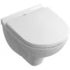 Villeroy & Boch O.novo Compact Washdown Rimless Wall Mounted Toilet 2 Villeroy & Boch O.novo Compact Washdown Rimless Wall Mounted Toilet -Burlington Bath Shop VB ONOVO COMPACT WALLHUNG RIMLESS 1