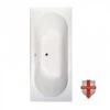 Abacus Double Ended Armoured Plus Bath 1800 X 800mm -Burlington Bath Shop VEBA 10 0512 IMAGE rubberduck