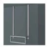 Abacus Vessini X Series Wetroom Glass Towel Hanging Bar With Glass Shelf -Burlington Bath Shop VEGX 90 0310 IMAGE rd