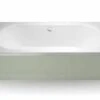 ClearGreen Verde 1700 X 800mm Double Ended Reinforced Bath -Burlington Bath Shop Verde