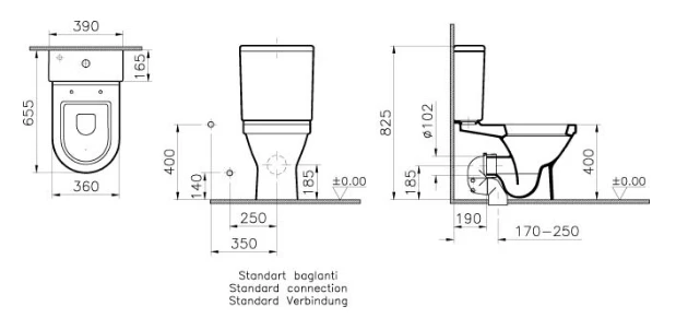 VitrA S50 Round 4 Piece Toilet & Basin Set 10 VitrA S50 Round 4 Piece Toilet & Basin Set - Image 8