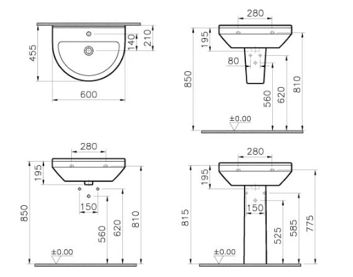 VitrA S50 Round 4 Piece Toilet & Basin Set 8 VitrA S50 Round 4 Piece Toilet & Basin Set - Image 6
