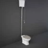 Washington High Level Cistern And WC With Soft Close Seat Cappuccino - RAK Ceramics -Burlington Bath Shop WASPAKHL514