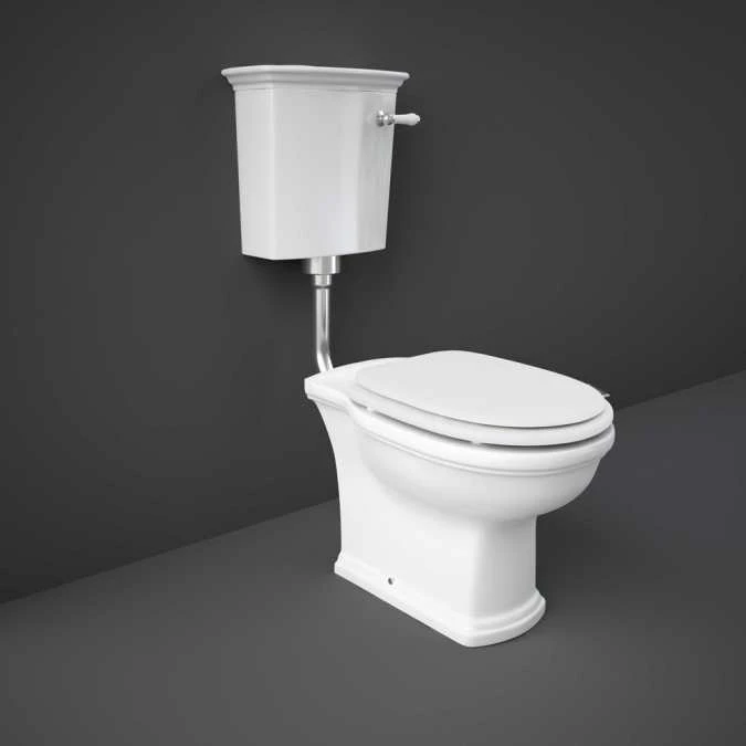 Washington Low Level Cistern And WC With Soft Close Seat White - RAK Ceramics 3 Washington Low Level Cistern And WC With Soft Close Seat White - RAK Ceramics