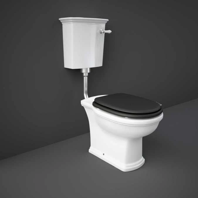 Washington Low Level Cistern And WC With Soft Close Seat Black - RAK Ceramics 3 Washington Low Level Cistern And WC With Soft Close Seat Black - RAK Ceramics