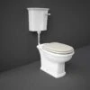 Washington Low Level Cistern And WC With Soft Close Seat Greige - RAK Ceramics -Burlington Bath Shop WASPAKLL505 1