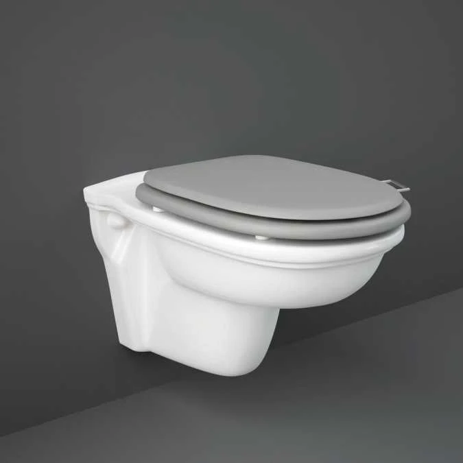 Washington Wall Hung WC With Soft Close Seat Grey - RAK Ceramics 3 Washington Wall Hung WC With Soft Close Seat Grey - RAK Ceramics