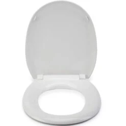 Croydex Anti-Bacterial Polypropylene Toilet Seat Slow Closing -Burlington Bath Shop WL400022H 3