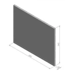 Gloss White Wood Bath Panel 1700mm By The White Space -Burlington Bath Shop WSSBP70