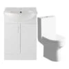 Watervale 550mm Vanity Unit And Close Coupled Toilet -Burlington Bath Shop Watervale vanity and toilet