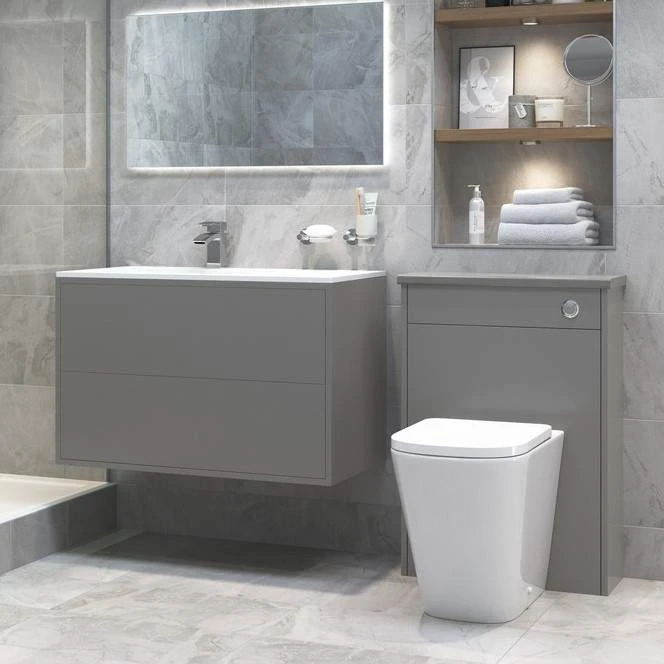 Ankam Rimless Comfort Height Back To Wall Toilet & Soft Close Seat 4 Ankam Rimless Comfort Height Back To Wall Toilet & Soft Close Seat - Image 2