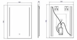 Highlife Appin LED Bathroom Mirror 600 X 800mm -Burlington Bath Shop appin 47660 mirror tech