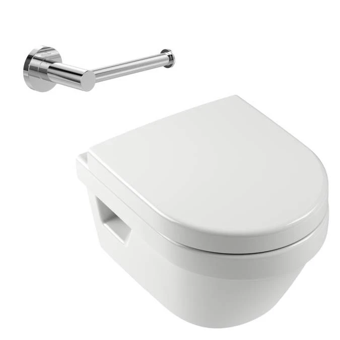 Villeroy & Boch Architectura Compact Round Wall Mounted Toilet Bundle 4 Villeroy & Boch Architectura Compact Round Wall Mounted Toilet Bundle - Image 2